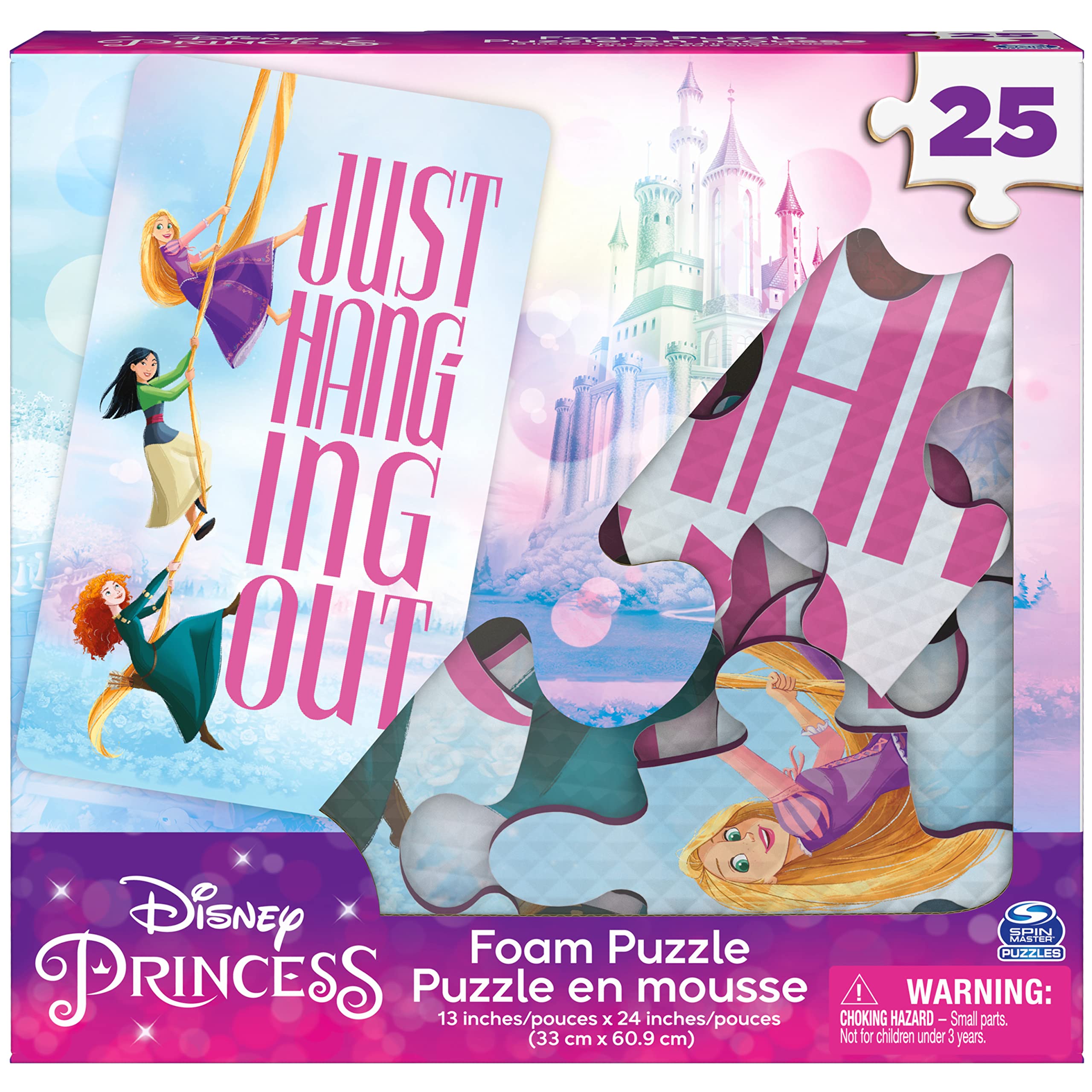Foto 2 pulgar | Puzle Esponjoso De Espuma Con Forma De Princesa De Disney Que Acaba De Pasar El Rato, 25 Piezas - Venta Internacional.