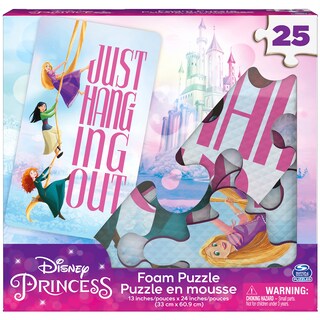 Foto 1 | Puzle Esponjoso De Espuma Con Forma De Princesa De Disney Que Acaba De Pasar El Rato, 25 Piezas - Venta Internacional.