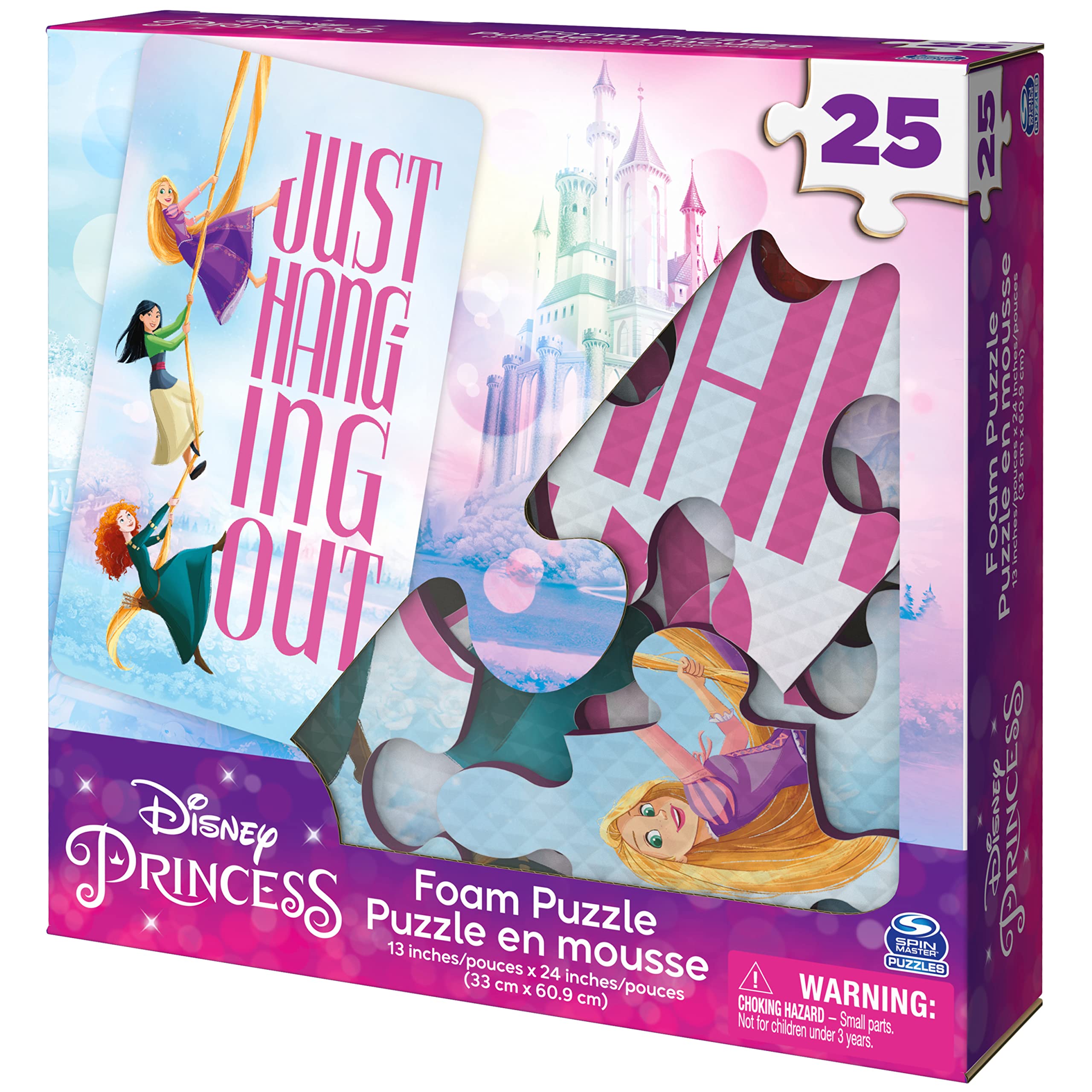 Foto 6 pulgar | Puzle Esponjoso De Espuma Con Forma De Princesa De Disney Que Acaba De Pasar El Rato, 25 Piezas - Venta Internacional.