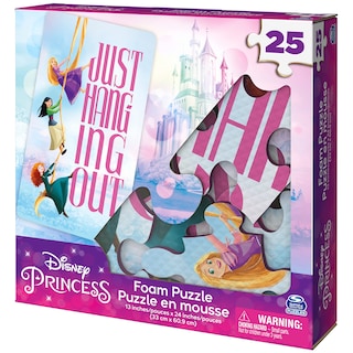 Foto 5 | Puzle Esponjoso De Espuma Con Forma De Princesa De Disney Que Acaba De Pasar El Rato, 25 Piezas - Venta Internacional.