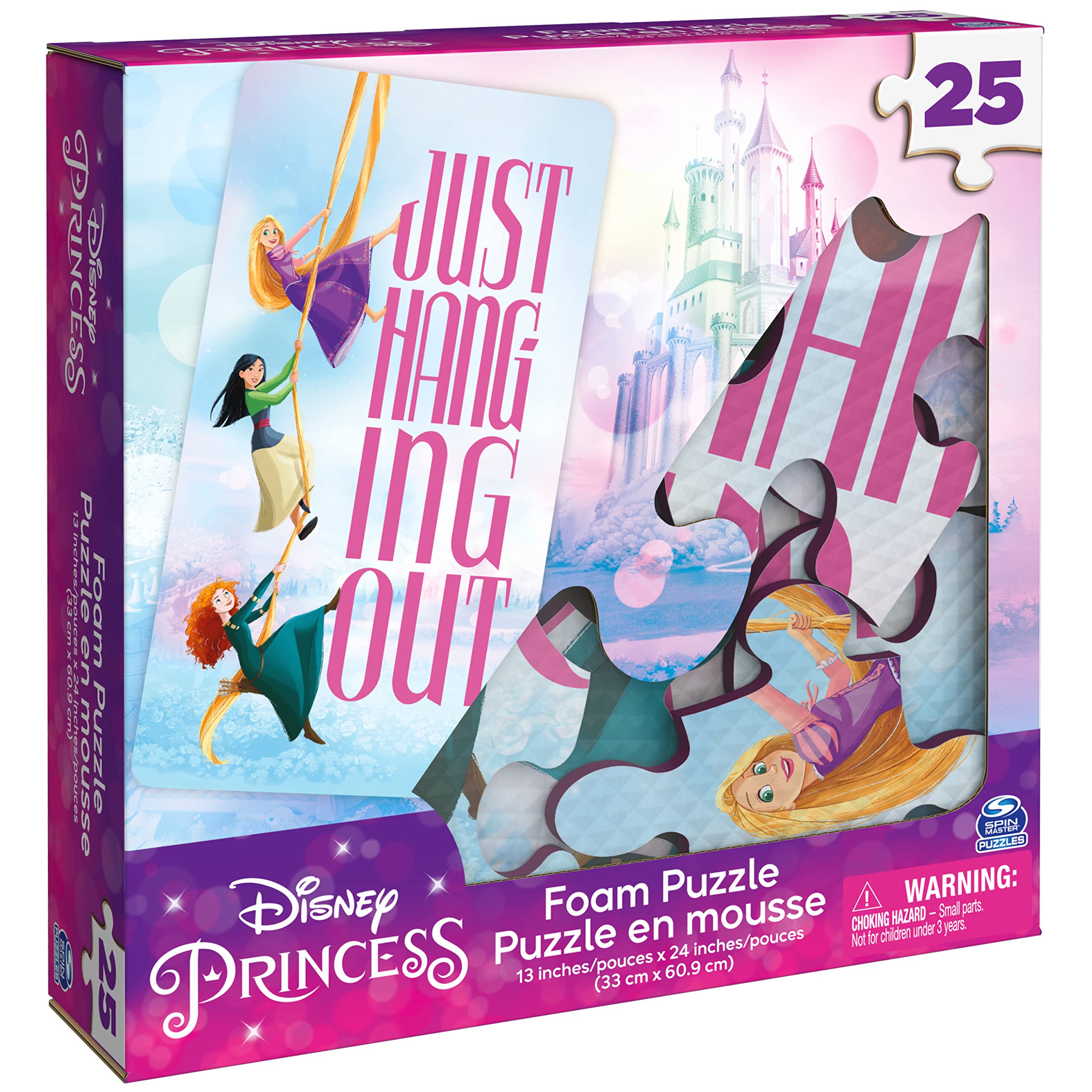 Foto 7 pulgar | Puzle Esponjoso De Espuma Con Forma De Princesa De Disney Que Acaba De Pasar El Rato, 25 Piezas - Venta Internacional.