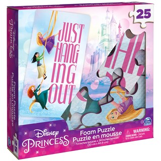 Foto 6 | Puzle Esponjoso De Espuma Con Forma De Princesa De Disney Que Acaba De Pasar El Rato, 25 Piezas - Venta Internacional.
