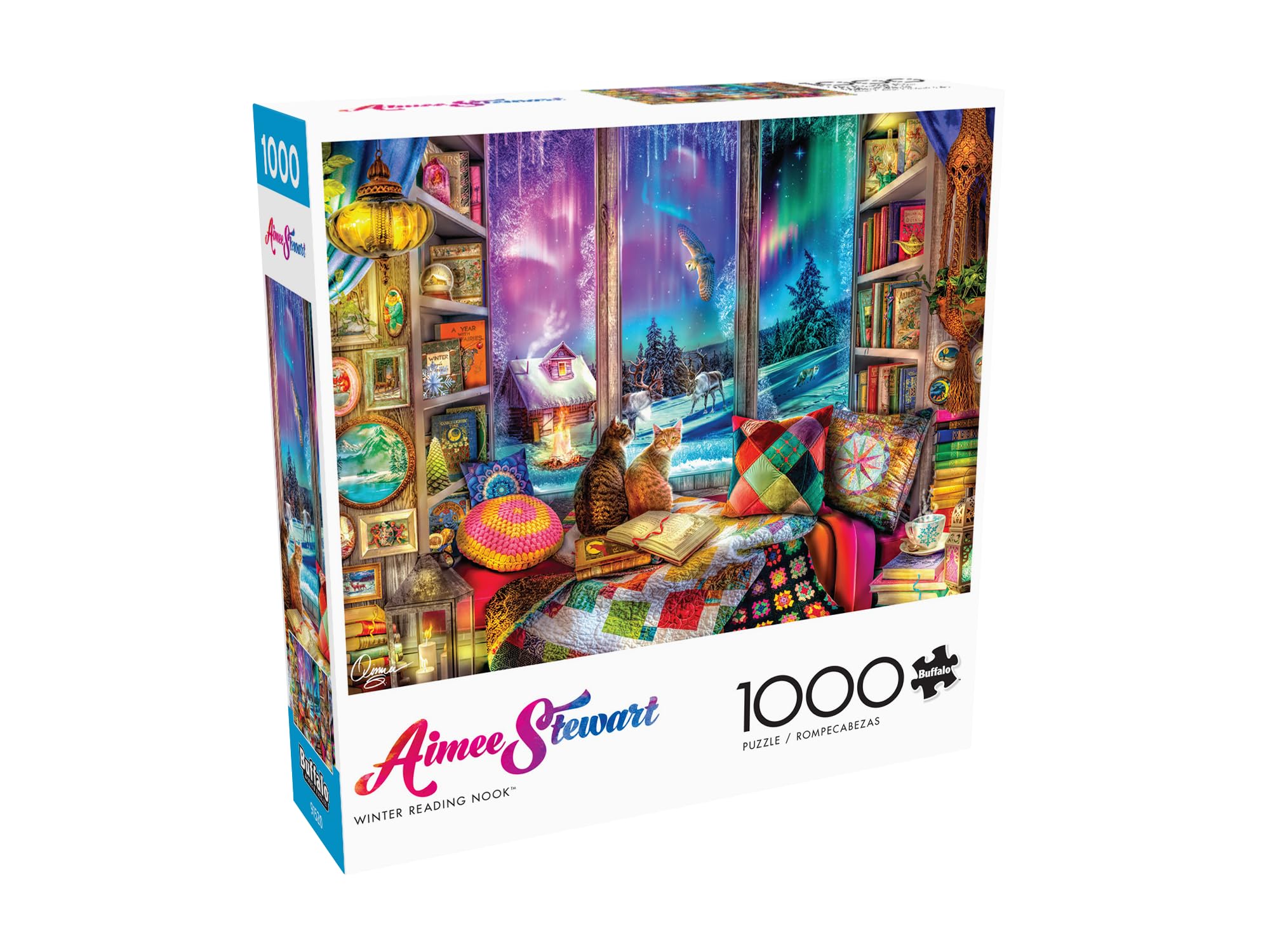 Foto 4 pulgar | Rompecabezas Buffalo Games Aimee Stewart Winter Reading Nook - Venta Internacional.