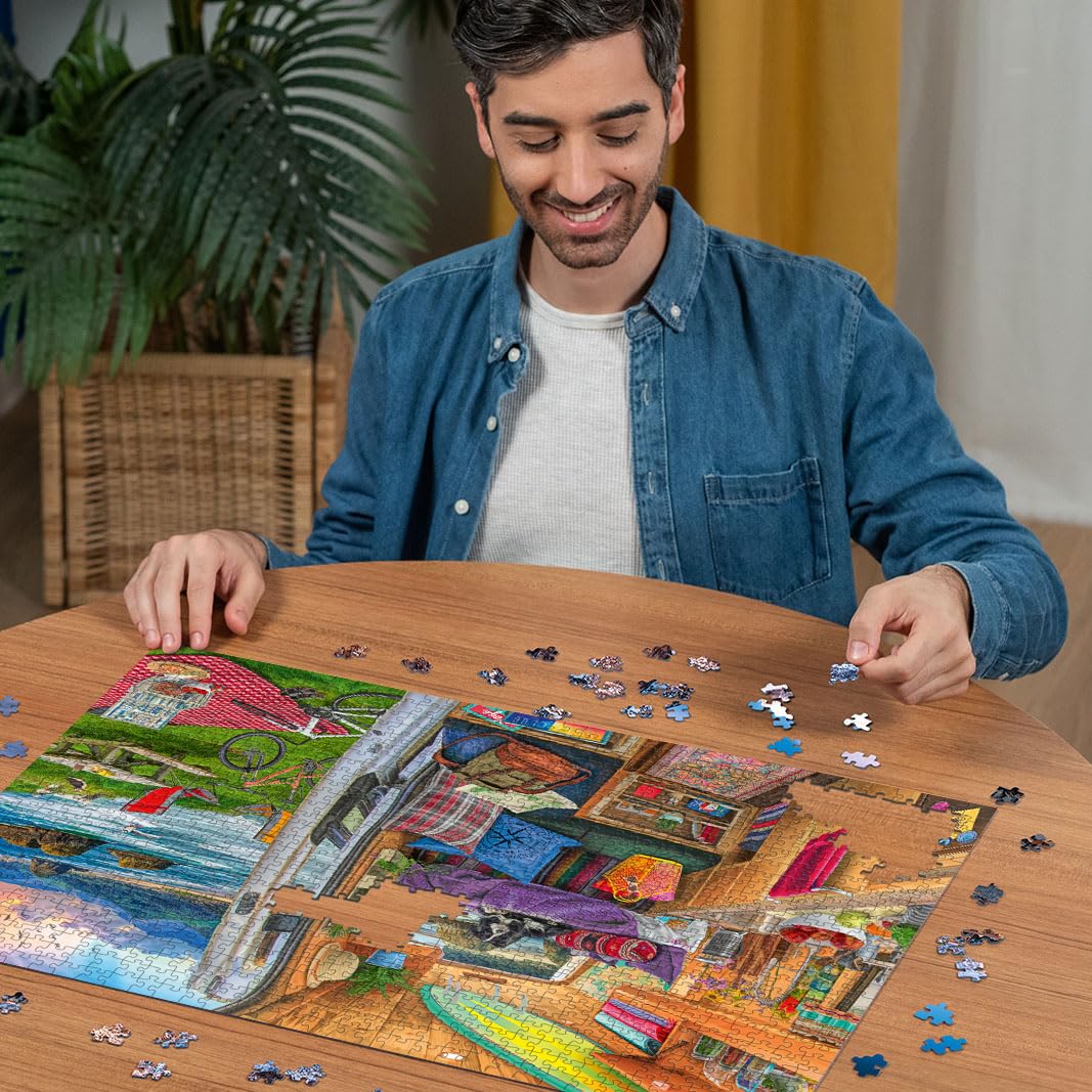 Foto 3 | Rompecabezas Ravensburger Rig Views 1000 Piezas - Venta Internacional.