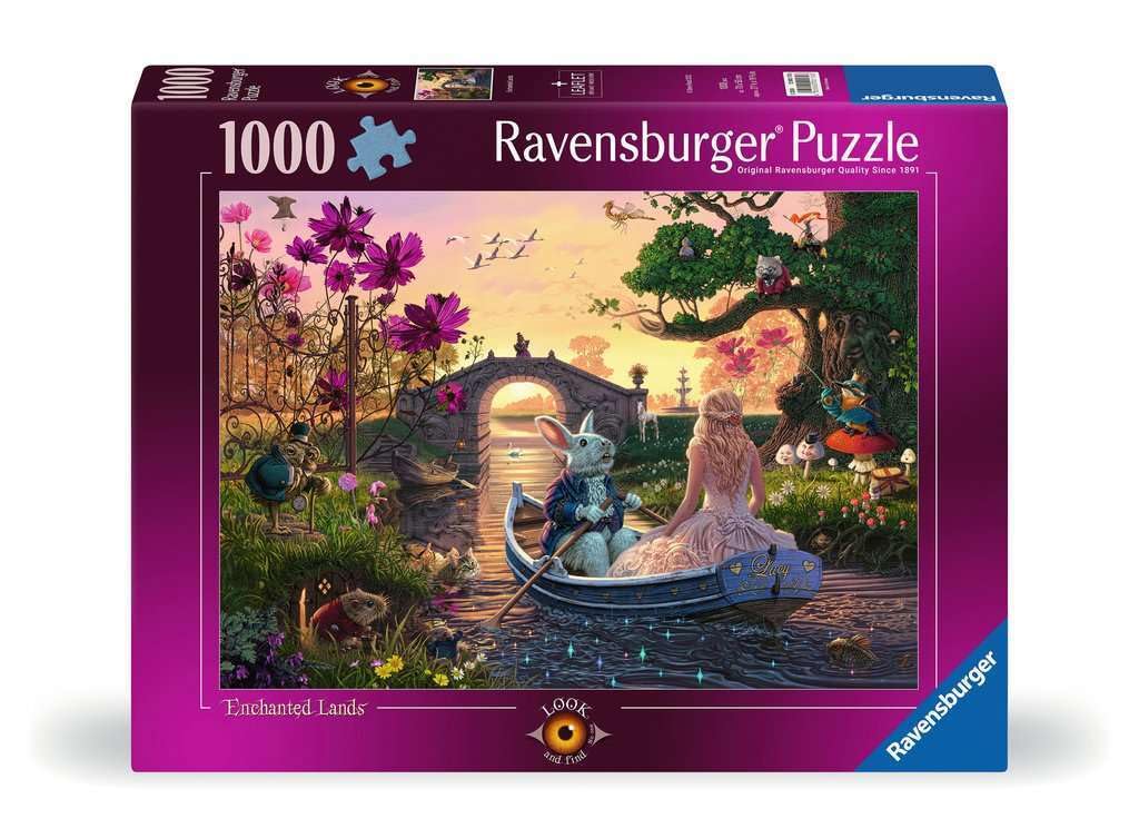 Rompecabezas Ravensburger Enchanted Lands Look & Find 1000 Piezas - Venta Internacional.