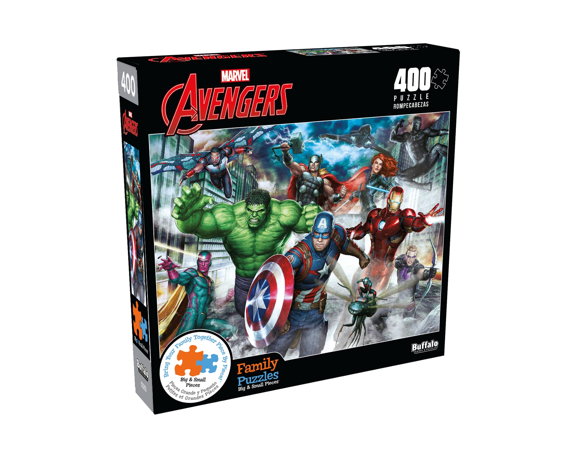 Foto 2 pulgar | Rompecabezas Buffalo Games Marvel Avengers 400 Piezas - Venta Internacional.