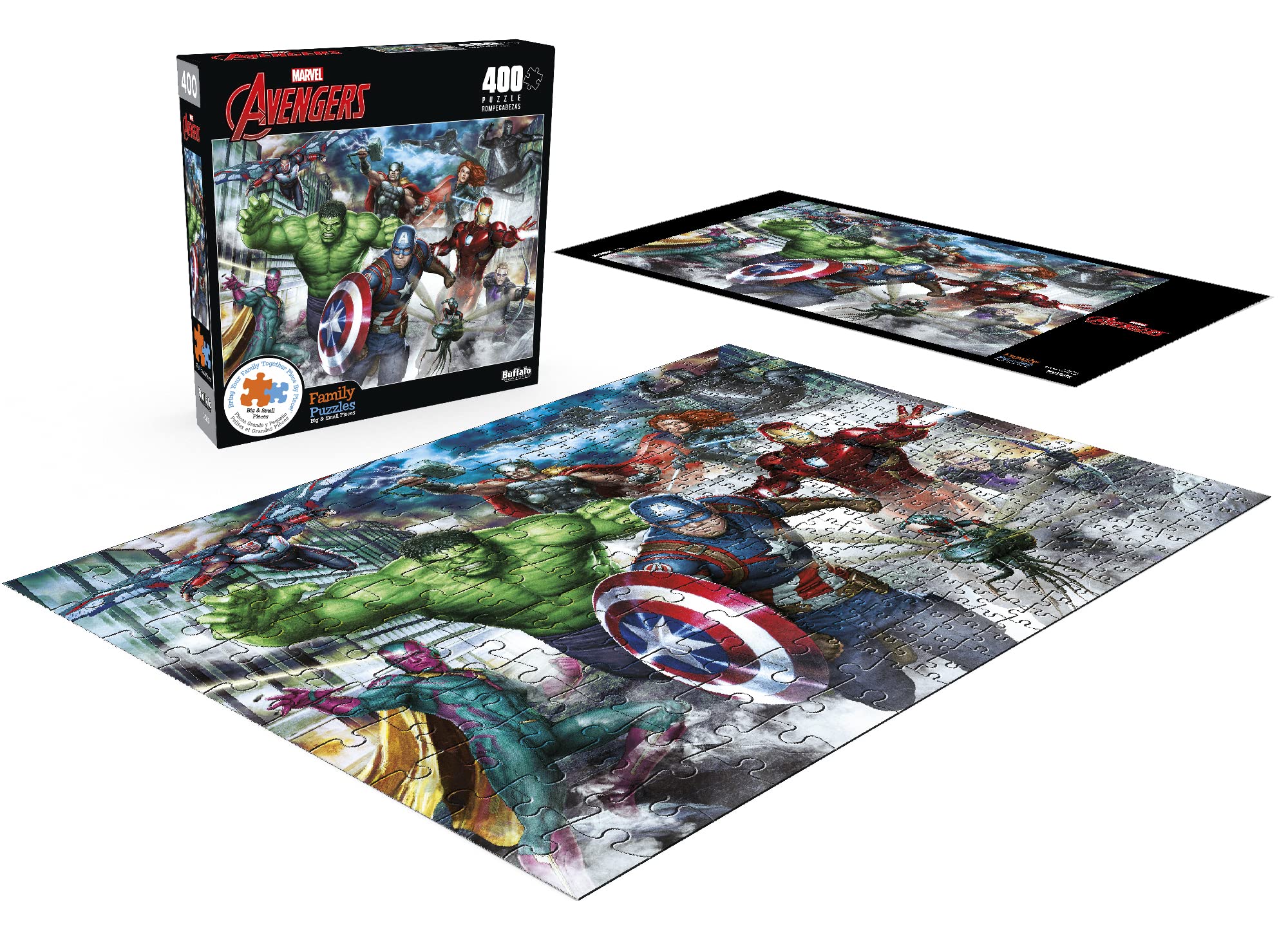 Foto 5 pulgar | Rompecabezas Buffalo Games Marvel Avengers 400 Piezas - Venta Internacional.