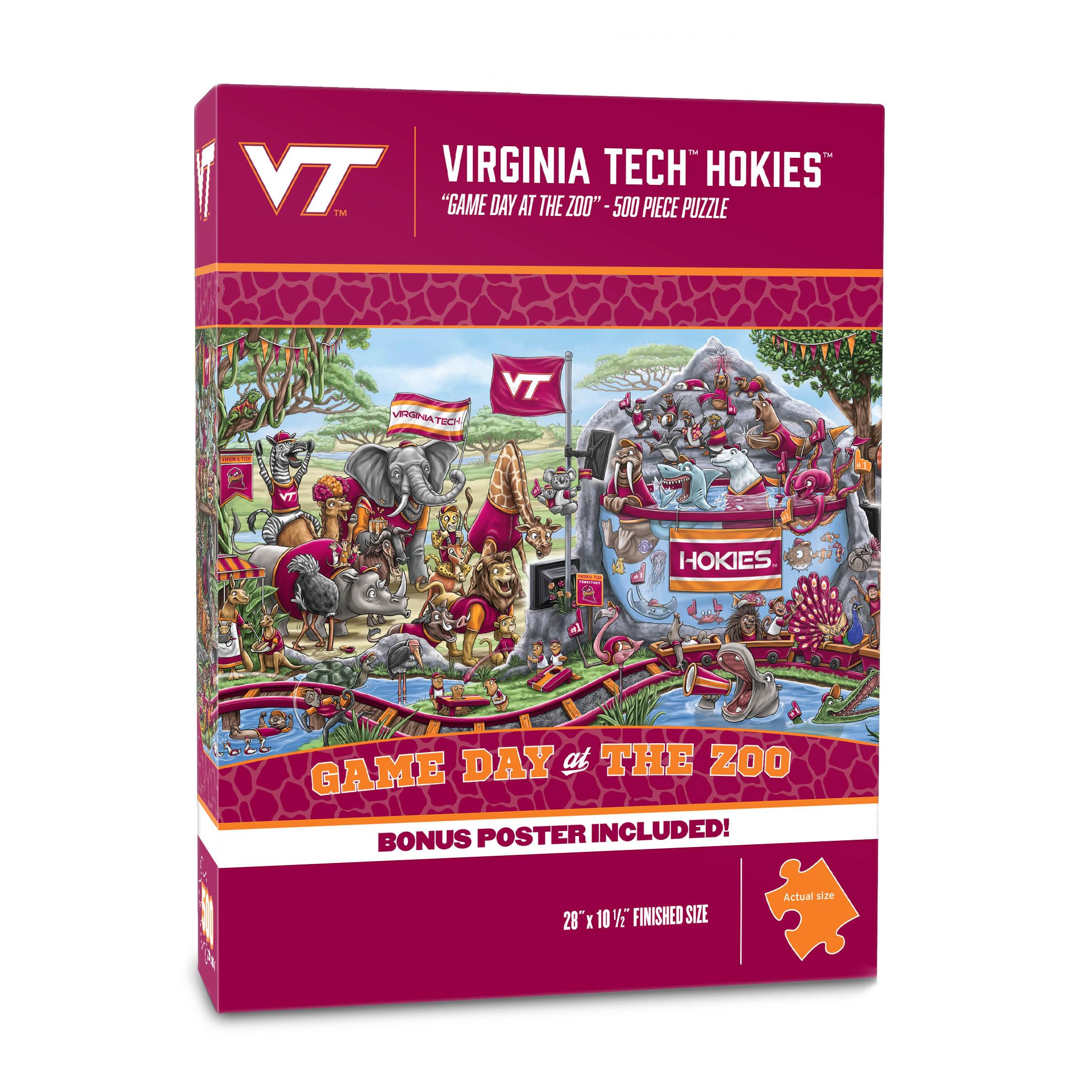 Foto 2 pulgar | Puzzle Youthefan Ncaa Virginia Tech Hokies Game Day En The Zoo - Venta Internacional.