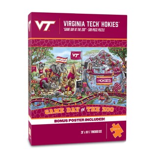 Foto 1 | Puzzle Youthefan Ncaa Virginia Tech Hokies Game Day En The Zoo - Venta Internacional.