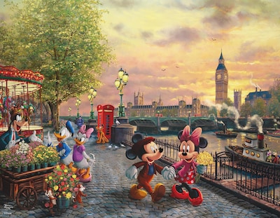 Foto 4 | Rompecabezas Ceaco 4 En 1 Thomas Kinkade Disney 500 Piezas - Venta Internacional.
