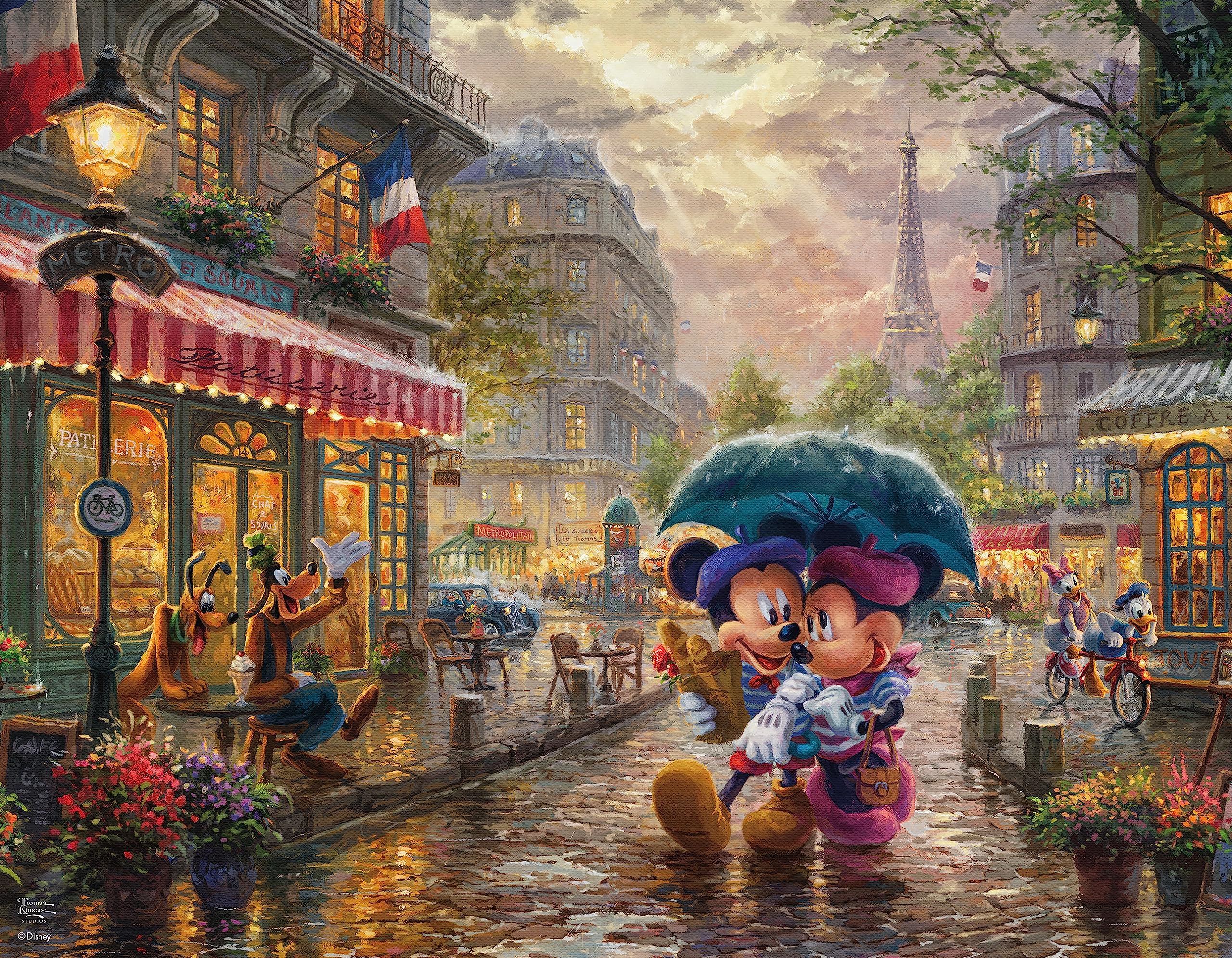 Foto 7 pulgar | Rompecabezas Ceaco 4 En 1 Thomas Kinkade Disney 500 Piezas - Venta Internacional.