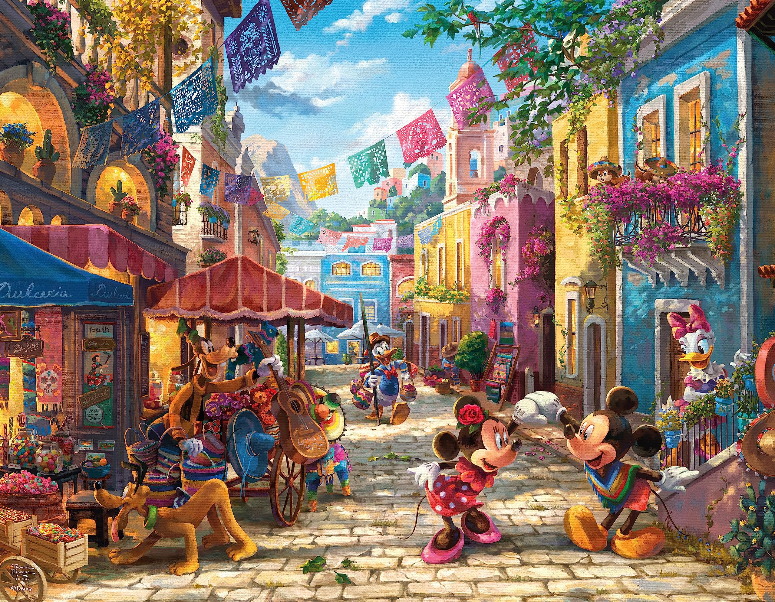 Foto 8 pulgar | Rompecabezas Ceaco 4 En 1 Thomas Kinkade Disney 500 Piezas - Venta Internacional.