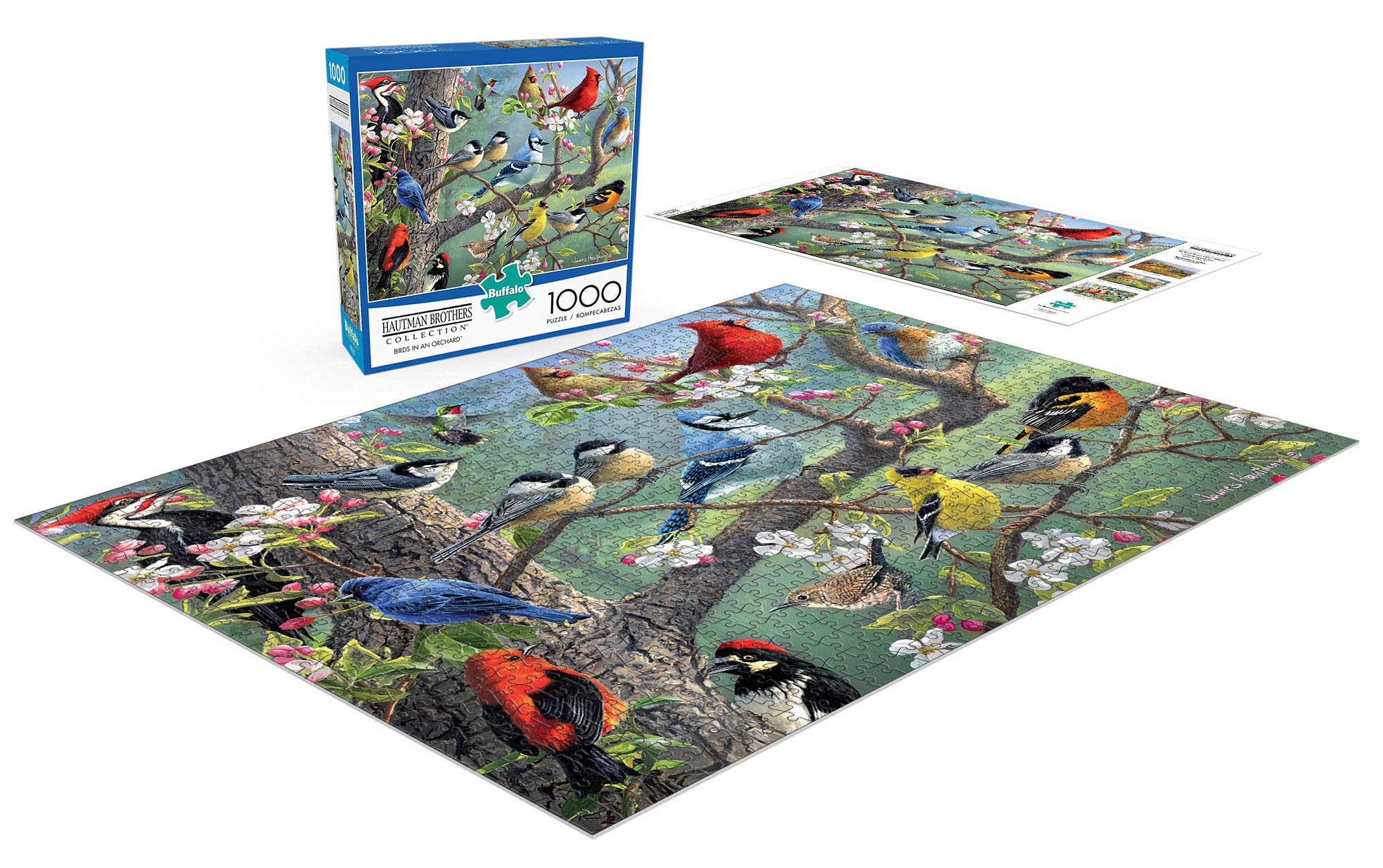 Foto 5 pulgar | Rompecabezas Buffalo Games Hautman Brothers Birds 1000 Piezas - Venta Internacional.