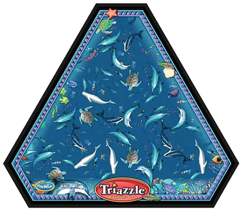 Puzzle Thinkfun Triazzle Con Delfines A Juego De Fotos De Más De 8 Años - Venta Internacional.