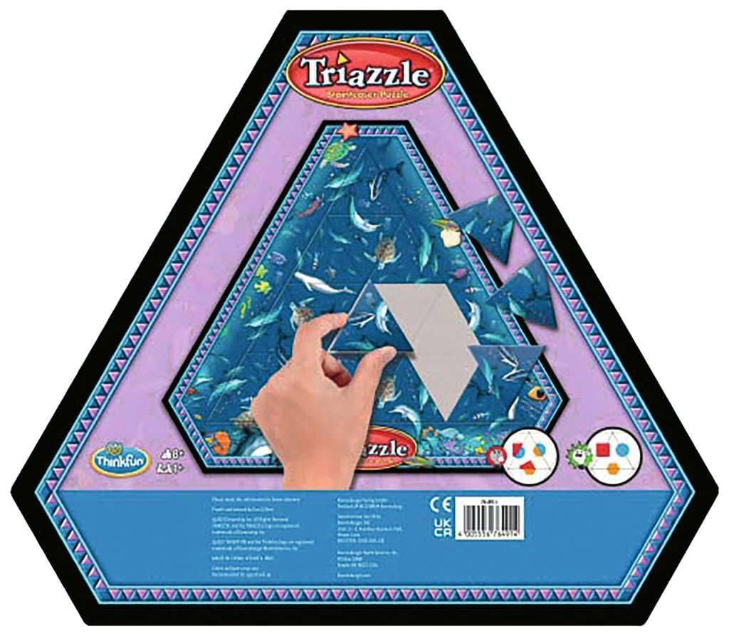 Foto 3 pulgar | Puzzle Thinkfun Triazzle Con Delfines A Juego De Fotos De Más De 8 Años - Venta Internacional.