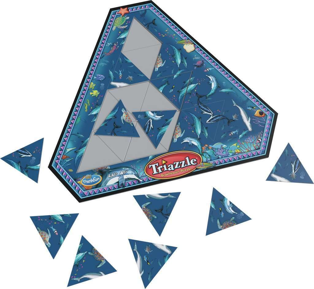 Foto 4 pulgar | Puzzle Thinkfun Triazzle Con Delfines A Juego De Fotos De Más De 8 Años - Venta Internacional.