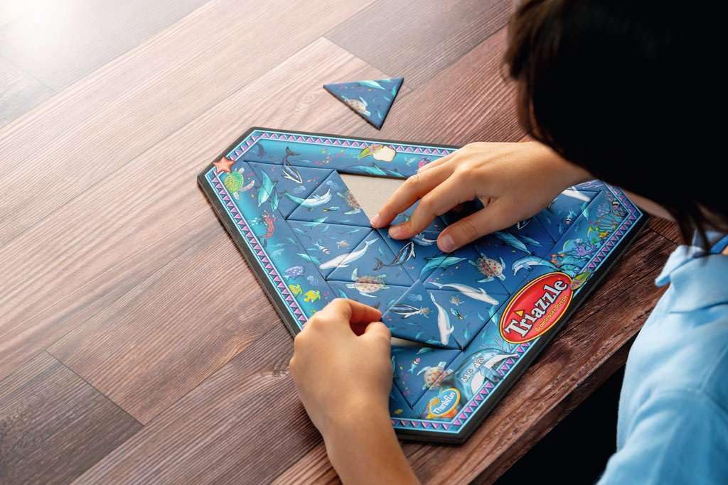 Foto 6 pulgar | Puzzle Thinkfun Triazzle Con Delfines A Juego De Fotos De Más De 8 Años - Venta Internacional.