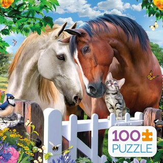 Foto 2 | Rompecabezas Ceaco Howard Robinson Garden Gate Friends, 100 Unidades - Venta Internacional.
