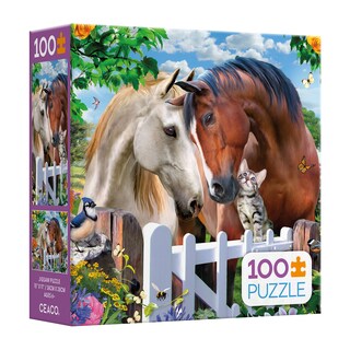Foto 3 | Rompecabezas Ceaco Howard Robinson Garden Gate Friends, 100 Unidades - Venta Internacional.