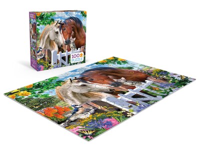 Foto 5 | Rompecabezas Ceaco Howard Robinson Garden Gate Friends, 100 Unidades - Venta Internacional.