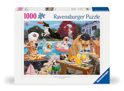 Foto 2 | Rompecabezas Ravensburger Dog Days Of Summer 1000 Piezas - Venta Internacional.