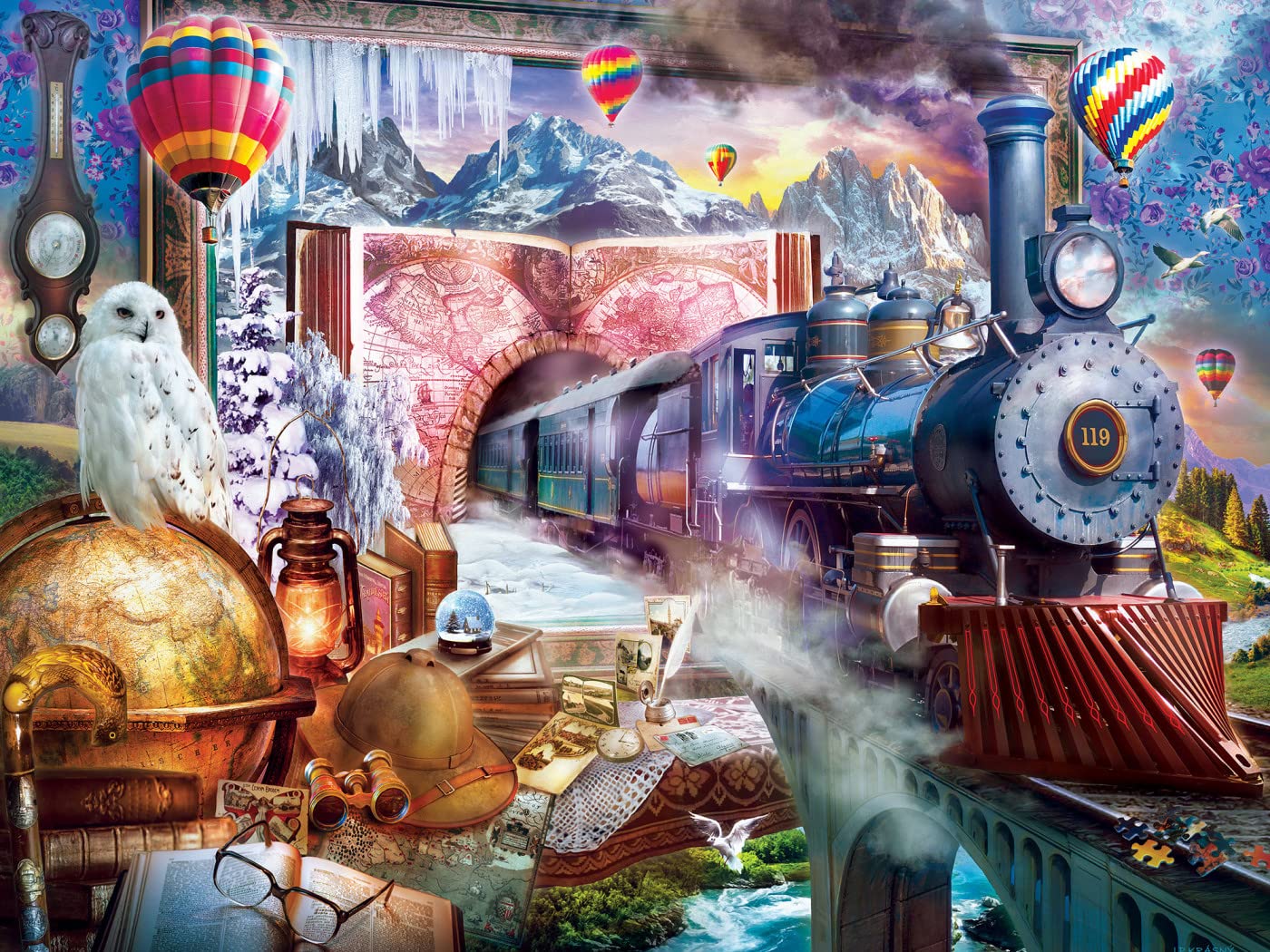 Foto 3 pulgar | Rompecabezas Masterpieces Magical Journey 300 Piezas - Venta Internacional.
