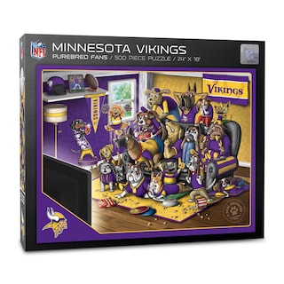 Foto 1 | Puzzle Youthefan Nfl Minnesota Vikings Purebred Fans, 500 Unidades - Venta Internacional.