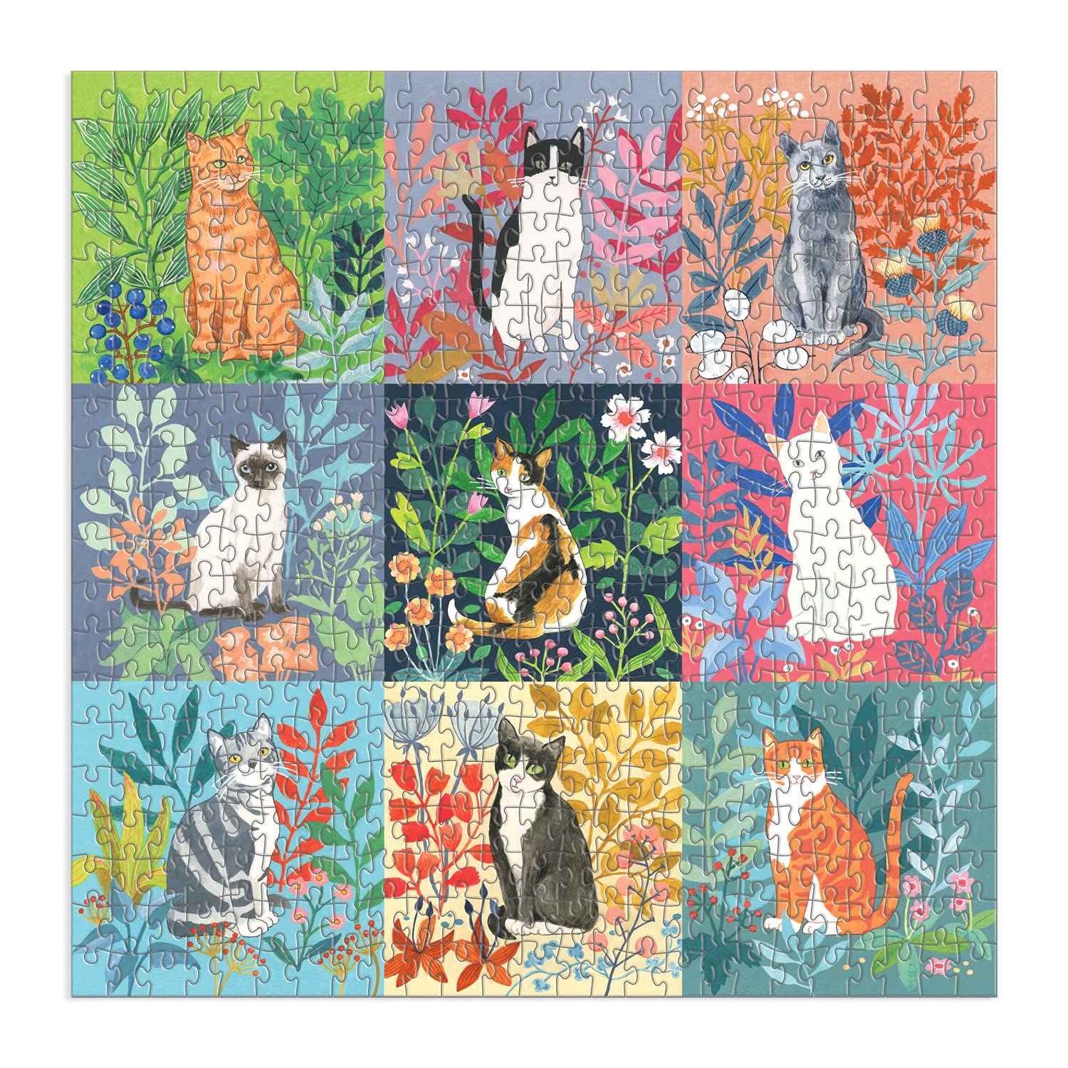 Foto 3 pulgar | Puzzle Good Puzzle Co. Gatos Y Flores, 500 Piezas - Venta Internacional.