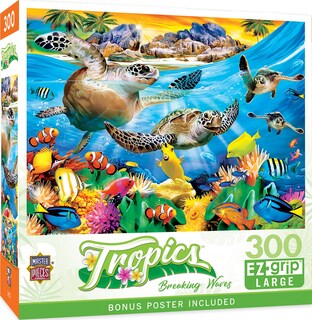 Foto 1 | Rompecabezas Masterpieces Breaking Waves 300 Piezas - Venta Internacional.
