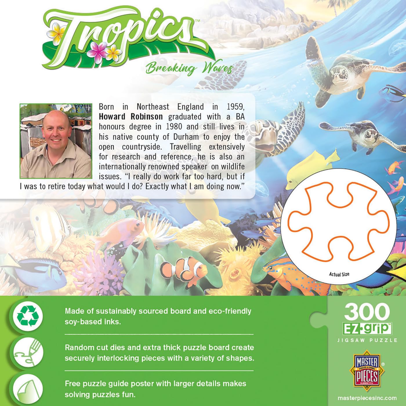 Foto 4 pulgar | Rompecabezas Masterpieces Breaking Waves 300 Piezas - Venta Internacional.
