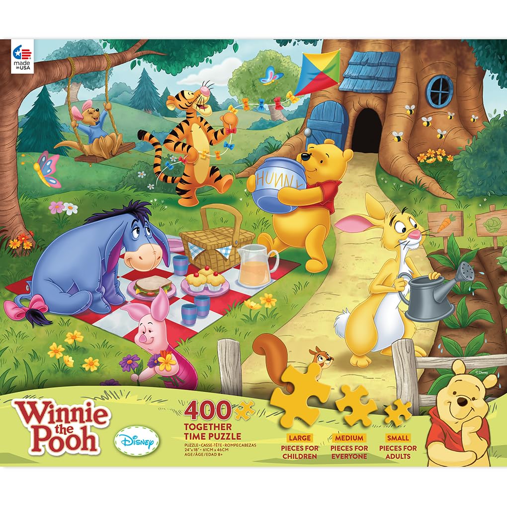 Foto 3 pulgar | Rompecabezas Ceaco Disney Together Time Winnie The Pooh, 400 Piezas - Venta Internacional.