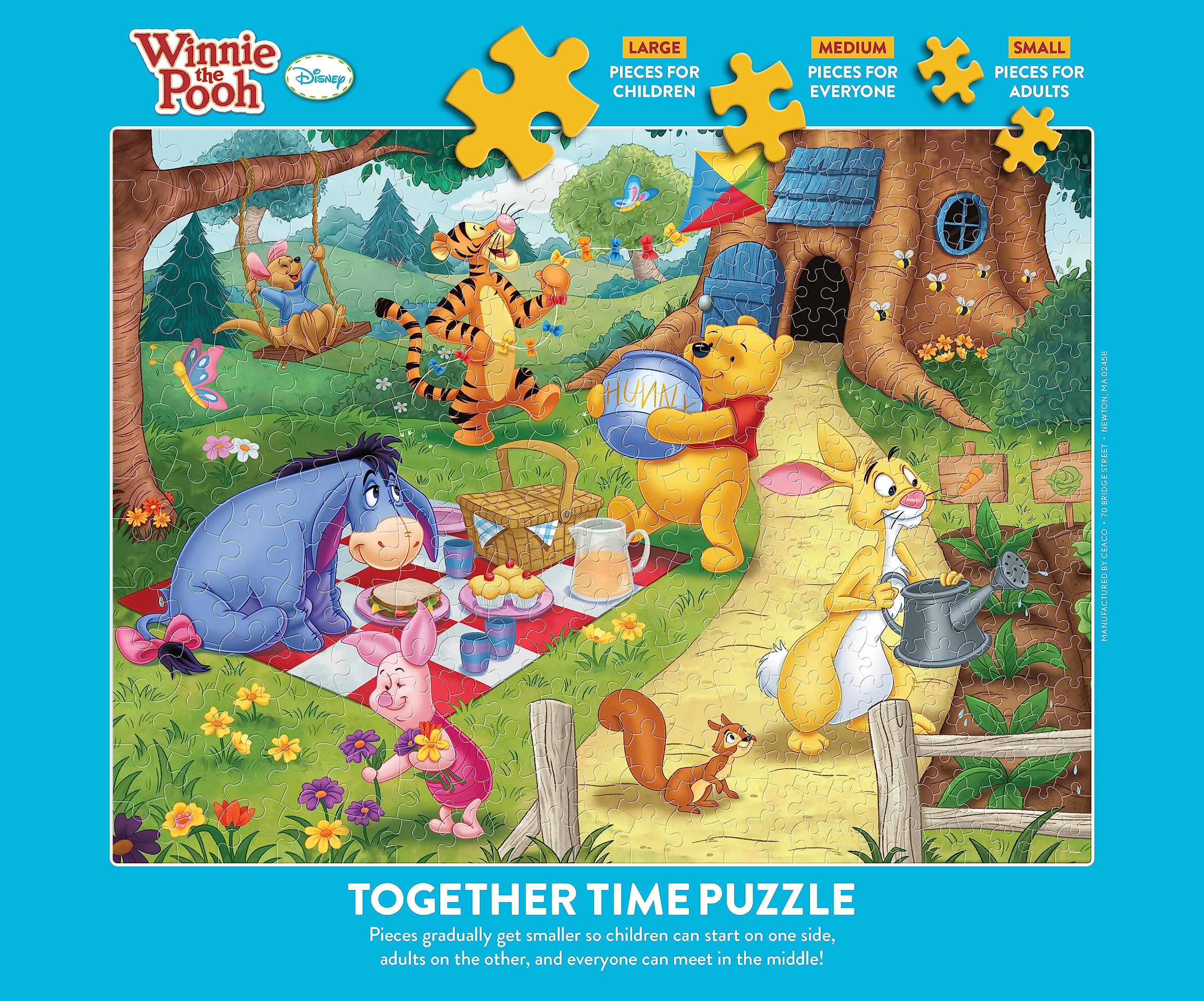 Foto 7 pulgar | Rompecabezas Ceaco Disney Together Time Winnie The Pooh, 400 Piezas - Venta Internacional.