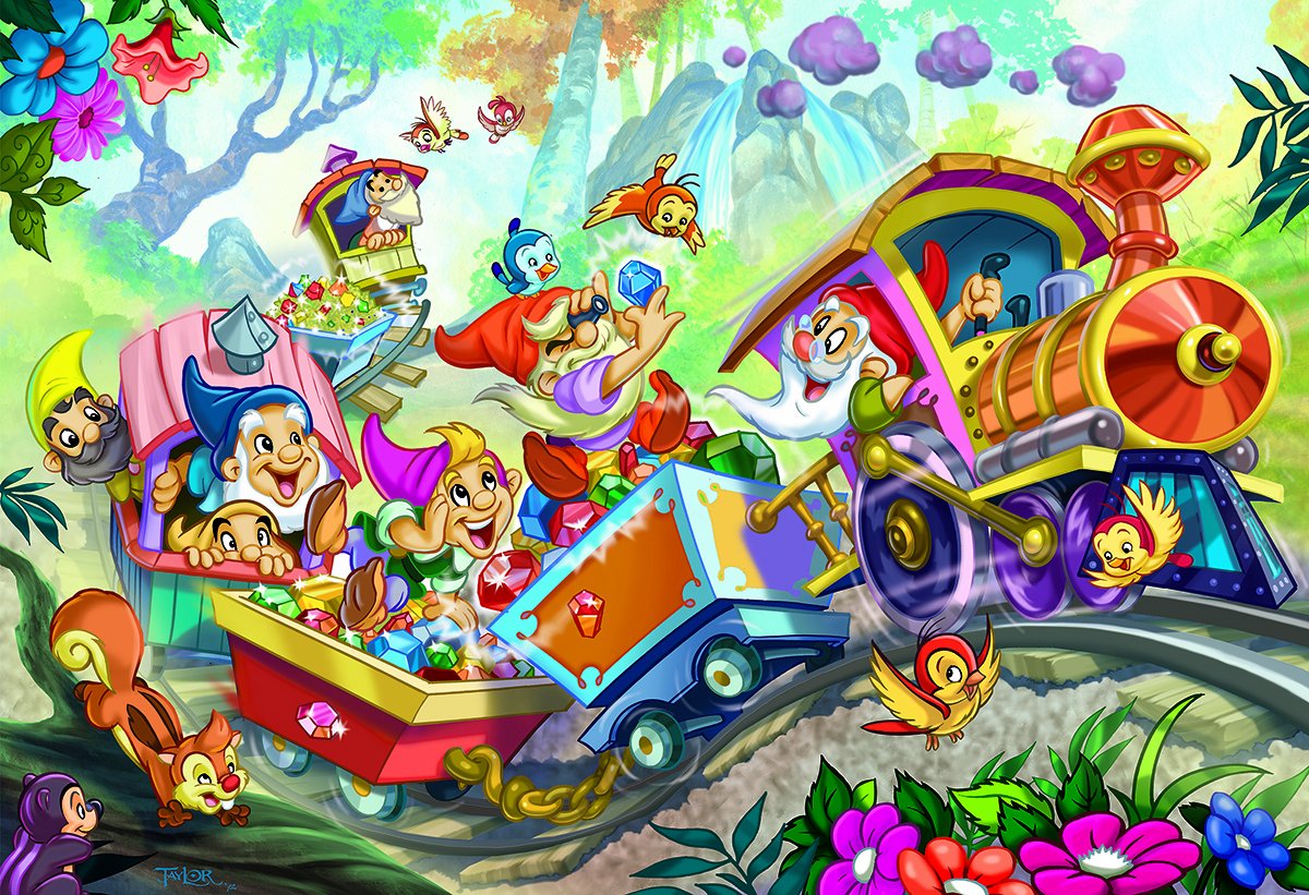Foto 2 | Puzzle Eurographics Classic Fairy Tales Blancanieves De 35 Piezas - Venta Internacional.