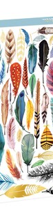 Foto 2 | Rompecabezas Galison Feathers, 500 Piezas, Con Plumas De Pájaro - Venta Internacional.