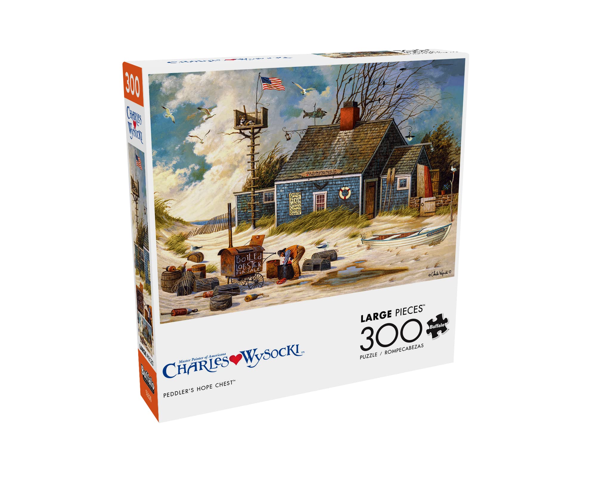 Foto 4 pulgar | Rompecabezas Buffalo Games Charles Wysocki De 300 Piezas - Venta Internacional.