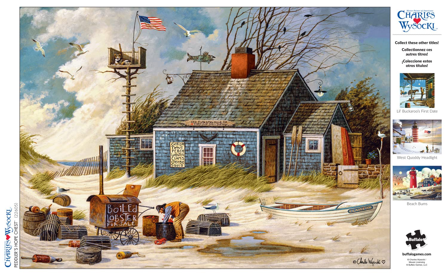 Foto 5 | Rompecabezas Buffalo Games Charles Wysocki De 300 Piezas - Venta Internacional.