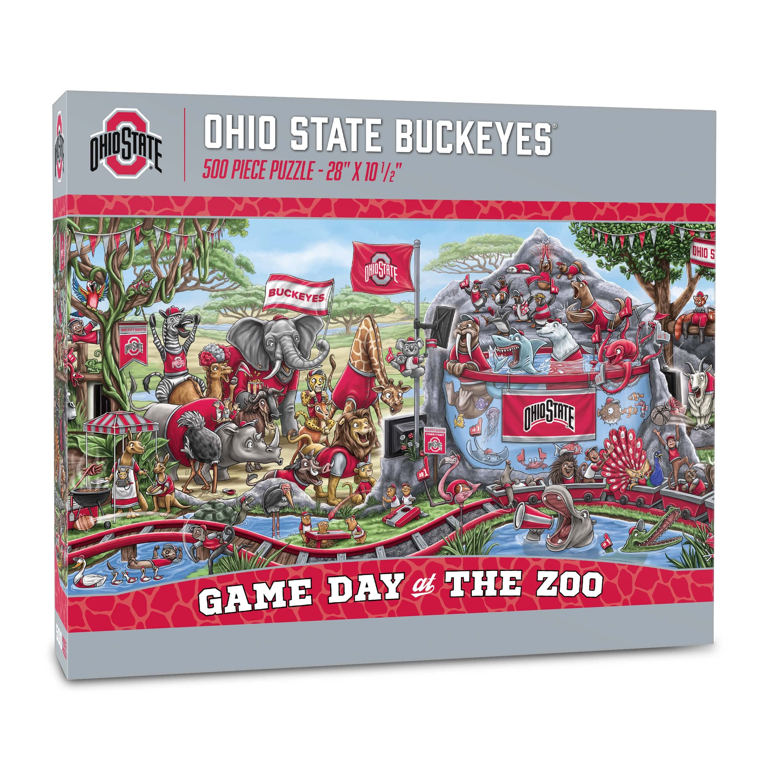 Foto 2 pulgar | Puzzle Youthefan: Día Del Juego De Los Ohio State Buckeyes De La Ncaa En The Zoo - Venta Internacional.