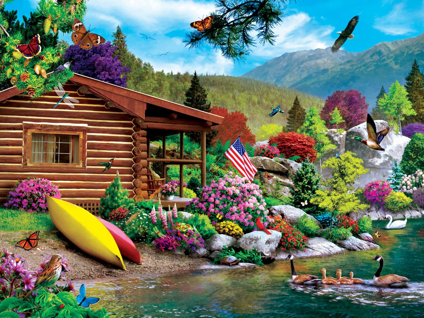 Foto 2 | Rompecabezas Masterpieces Free To Fly 750 Piezas - Venta Internacional.