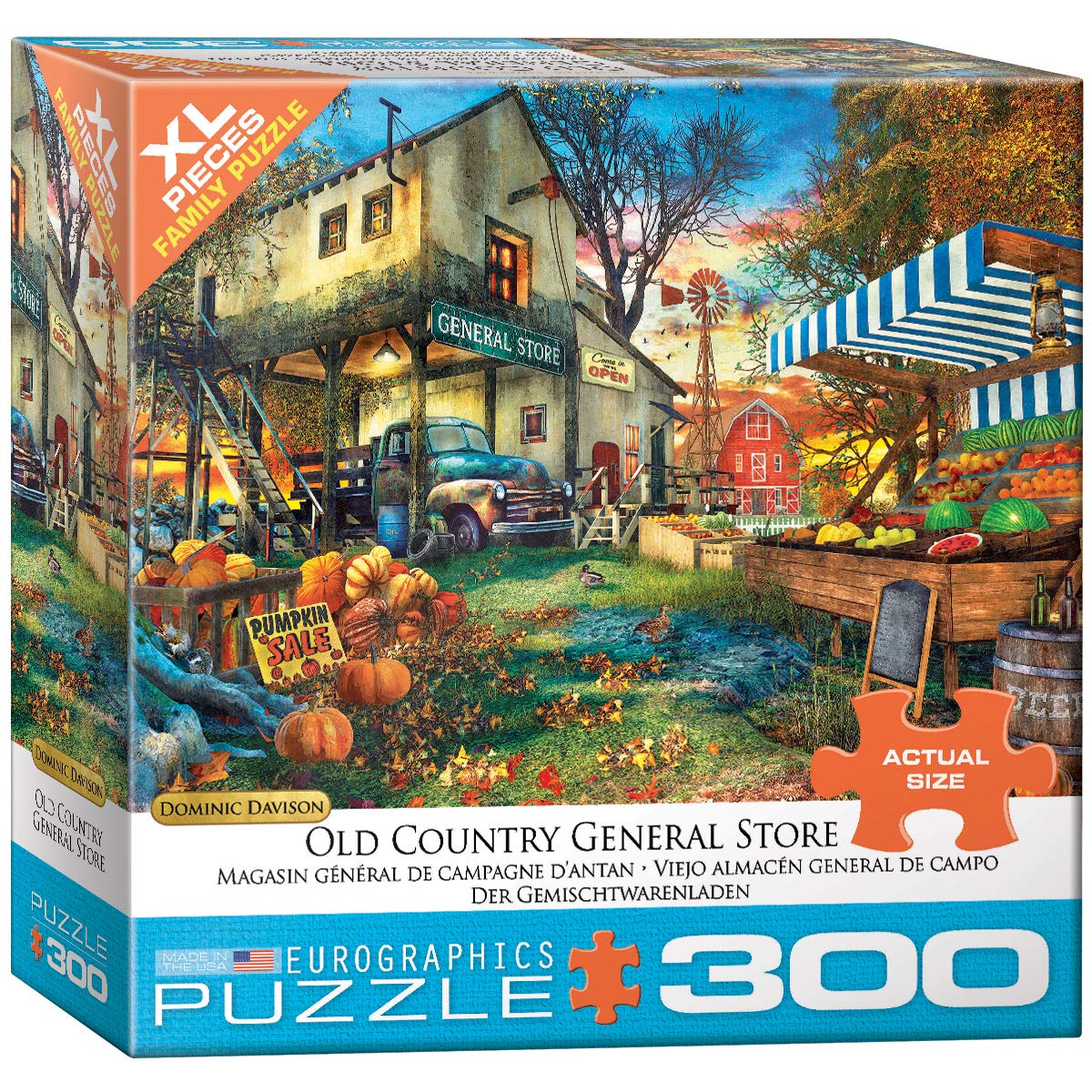 Rompecabezas Eurographics Old Country General Store De 300 Piezas - Venta Internacional.