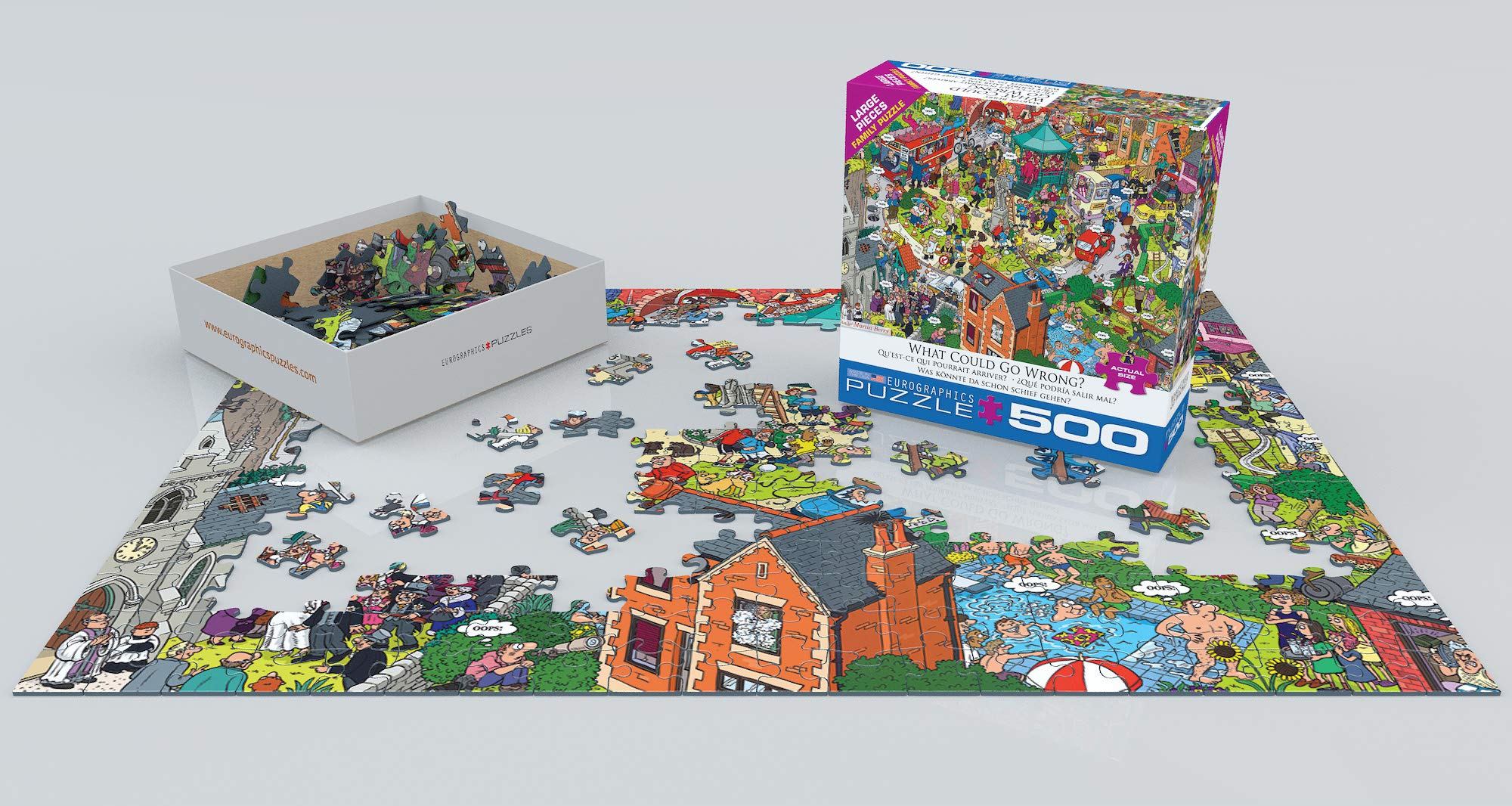Foto 4 pulgar | Puzzle Eurographics: ¿qué Podría Salir Mal? 500 Piezas - Venta Internacional.