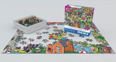 Foto 3 | Puzzle Eurographics: ¿qué Podría Salir Mal? 500 Piezas - Venta Internacional.