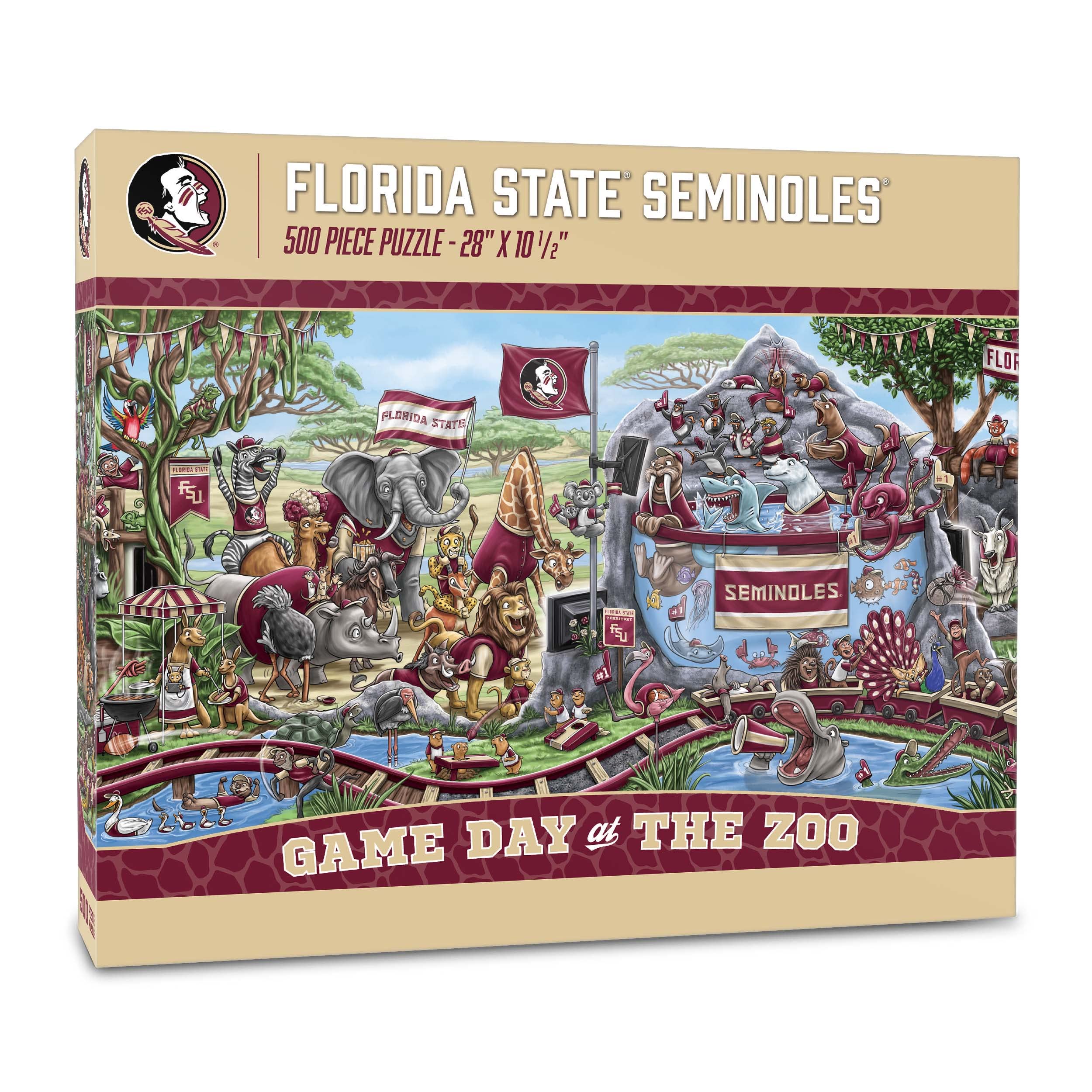 Foto 2 pulgar | Puzzle Youthefan Ncaa Florida State Seminoles Game Day, 500 Unidades - Venta Internacional.