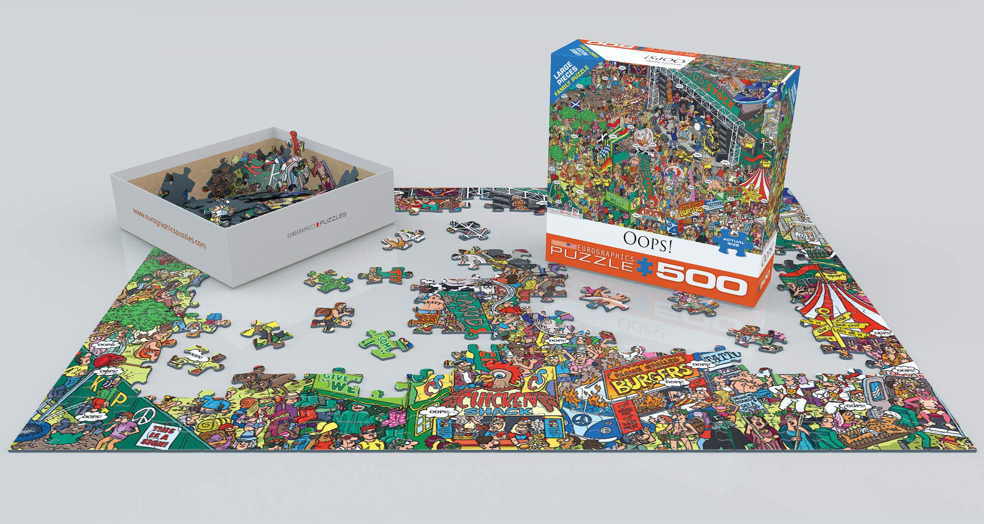 Foto 4 pulgar | Puzzle Eurographics ¡ups! Familia: 500 Piezas - Venta Internacional.