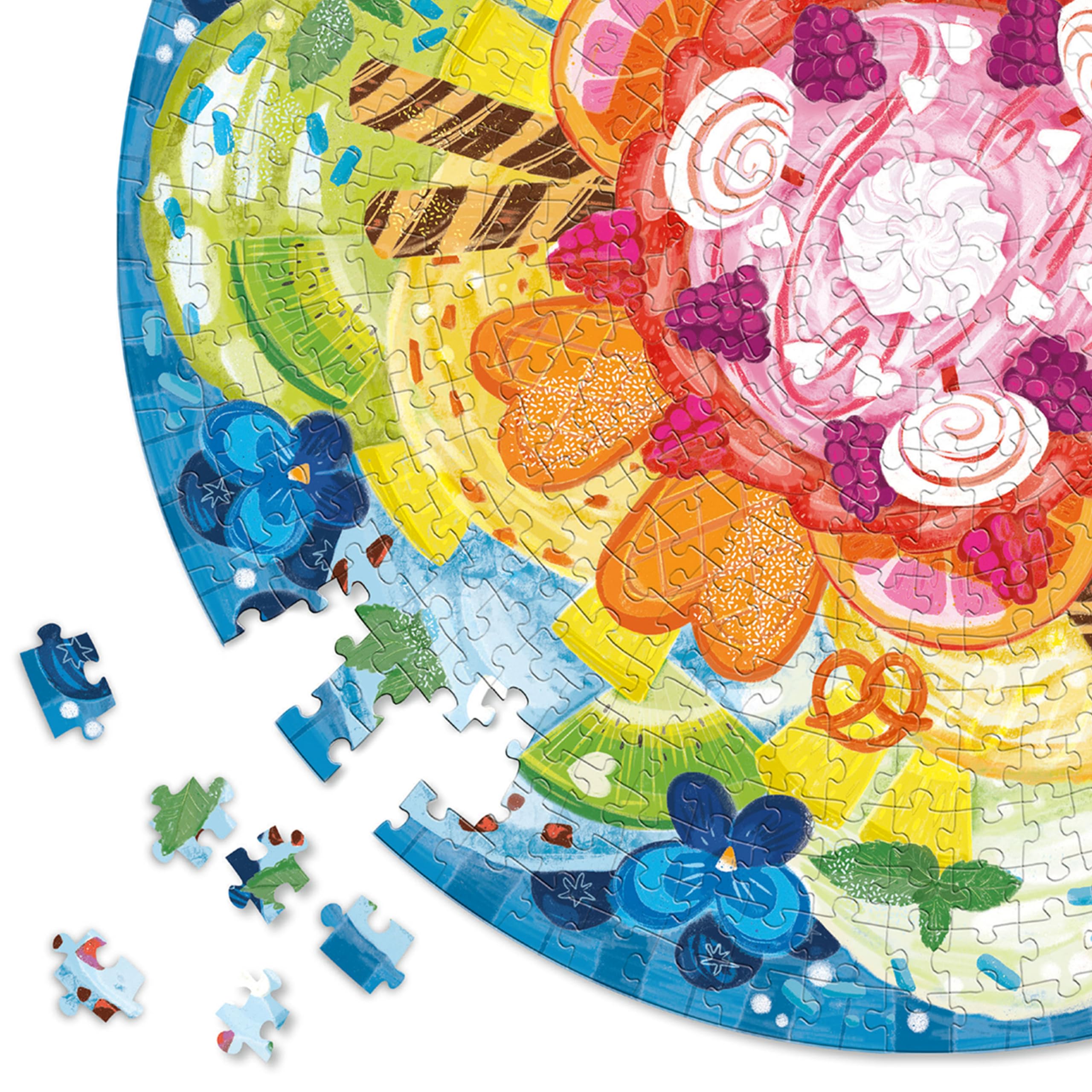 Foto 5 pulgar | Rompecabezas Ravensburger Circle Of Colors Ice Cream, 500 Unidades - Venta Internacional.