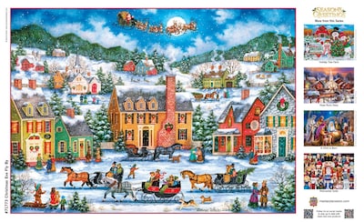 Foto 4 | Rompecabezas Masterpieces Christmas Eve Fly De 1000 Piezas - Venta Internacional.