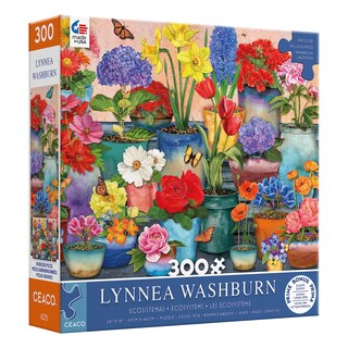 Foto 3 | Rompecabezas Ceaco Ecosystems Pretty Petals, 300 Piezas - Venta Internacional.