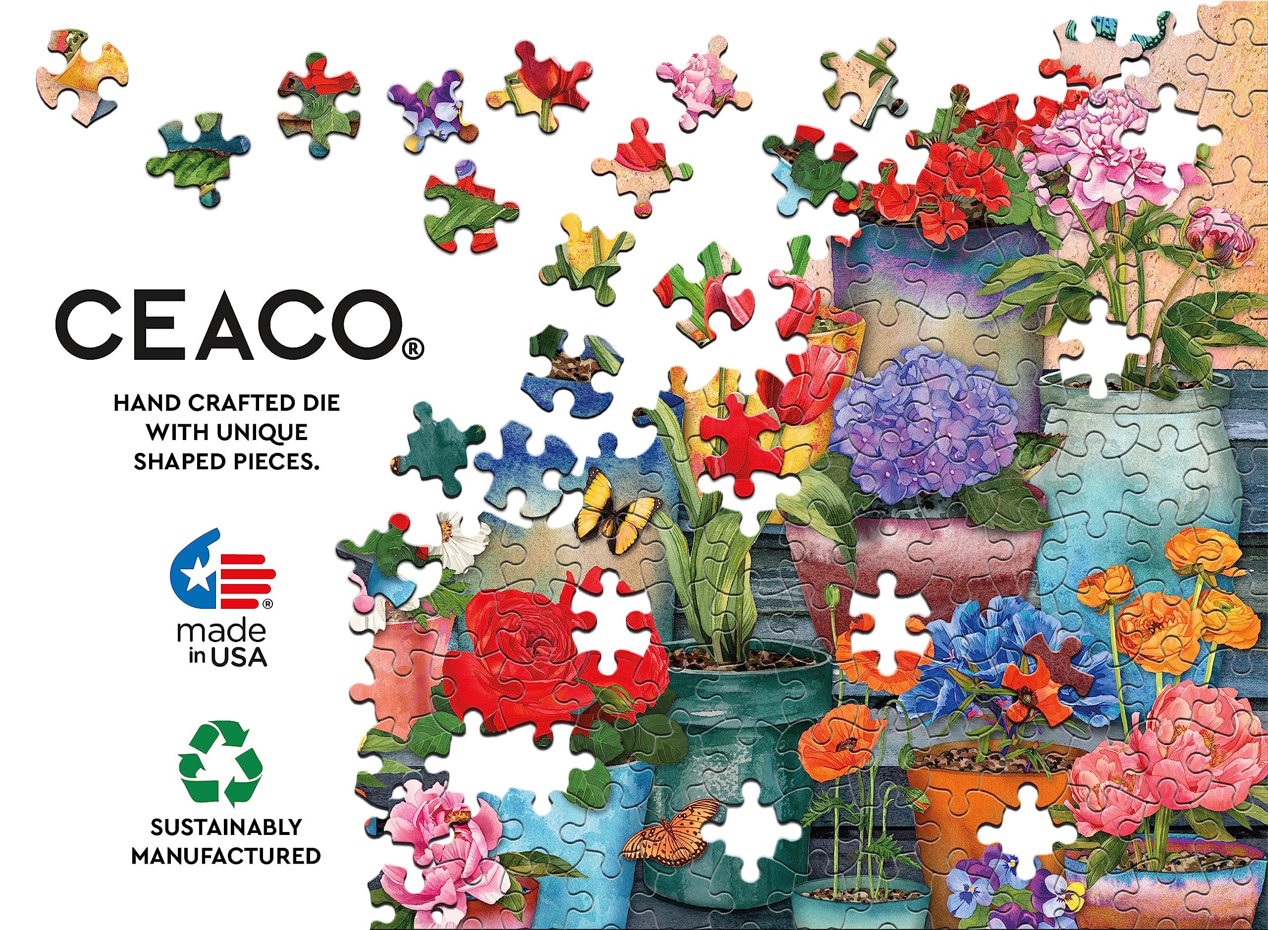Foto 5 | Rompecabezas Ceaco Ecosystems Pretty Petals, 300 Piezas - Venta Internacional.