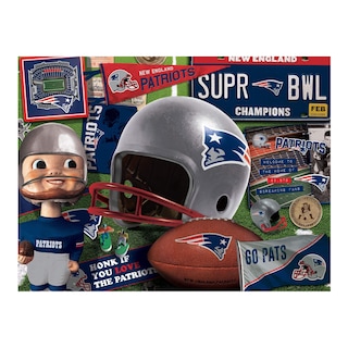 Foto 3 | Puzzle Youthefan Nfl New England Patriots Retro De 500 Piezas - Venta Internacional.