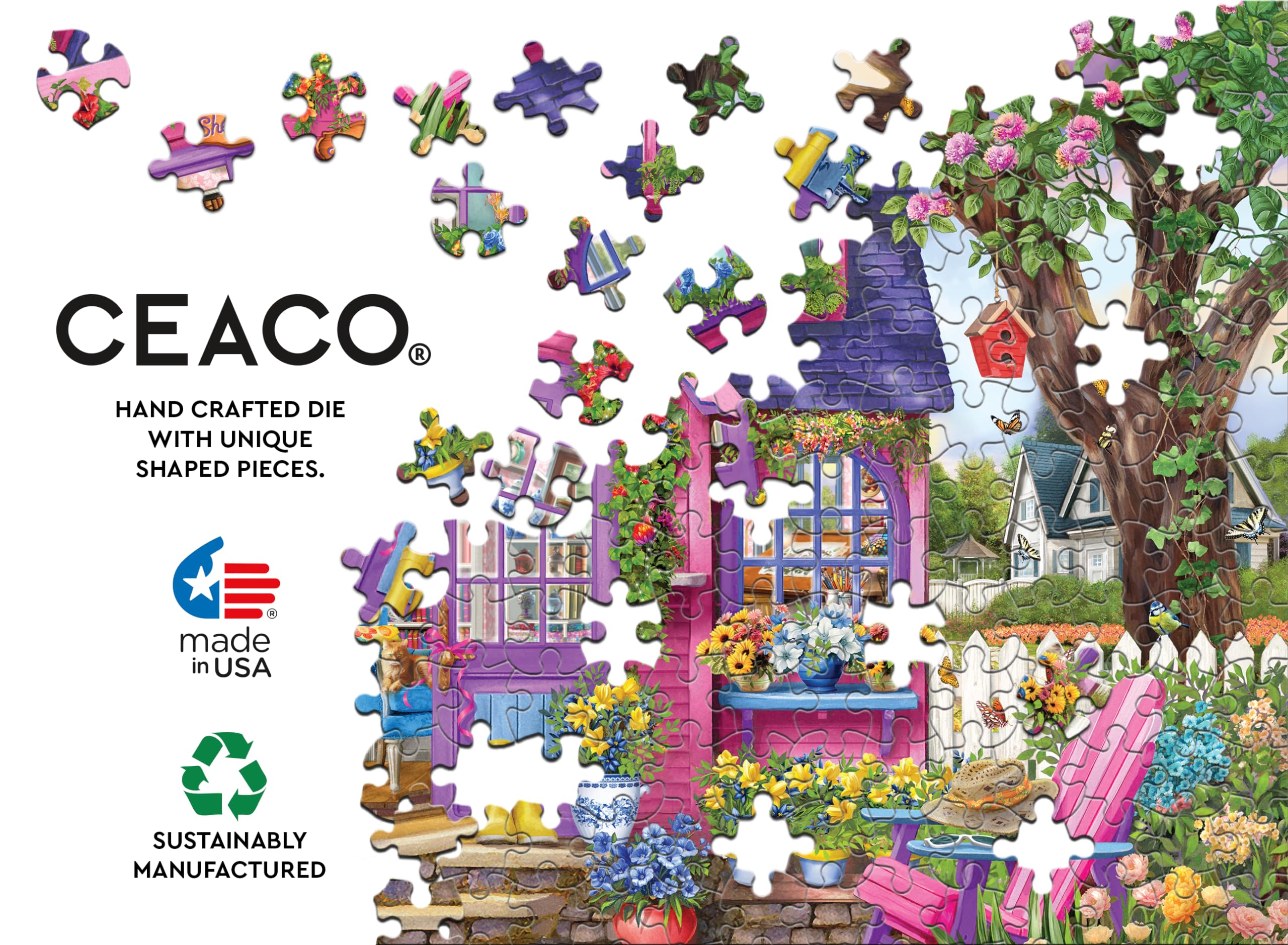 Foto 5 | Rompecabezas Ceaco Chris Bigelow She Shed 500 Piezas - Venta Internacional.
