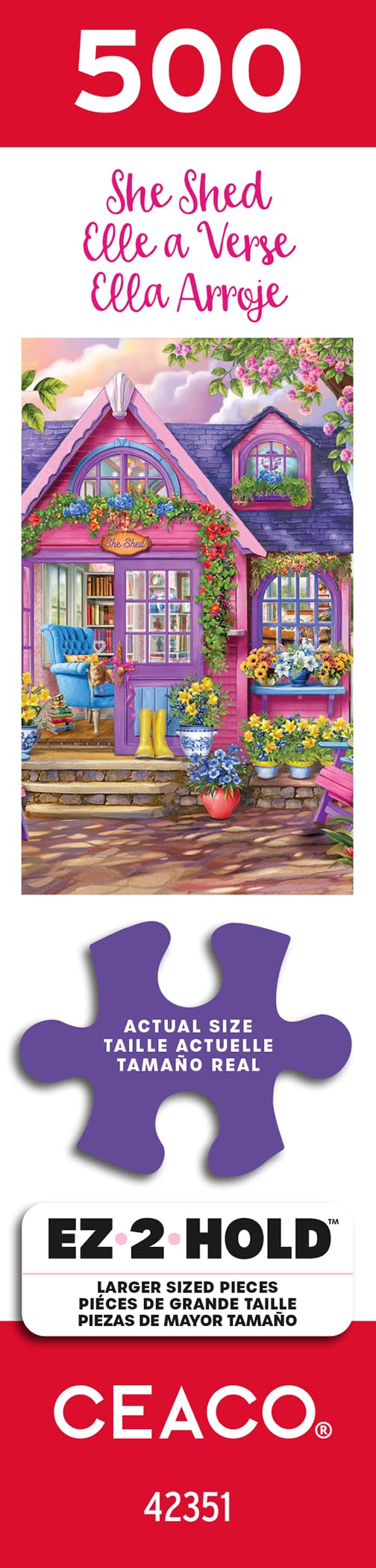 Foto 7 | Rompecabezas Ceaco Chris Bigelow She Shed 500 Piezas - Venta Internacional.